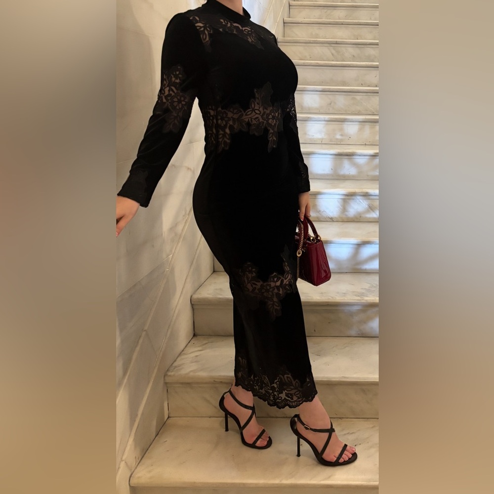Zara Lace Detail Dress - Picture 4 of 5